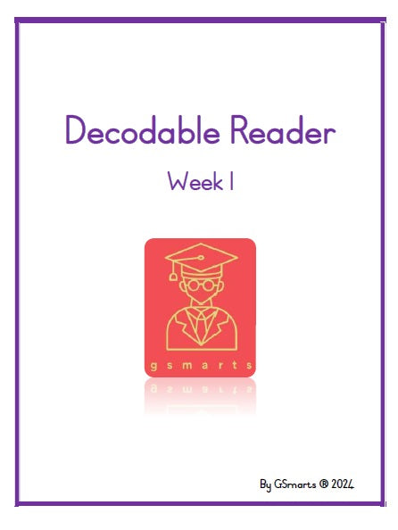 Digital Weekly Decodable Reader Series Week 1