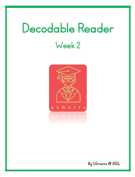 Digital Weekly Decodable Reader Series Week 2 & 3