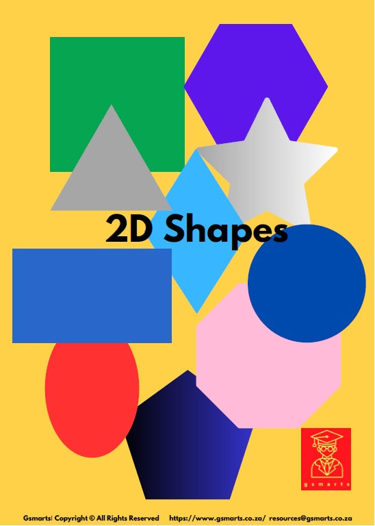 2D Shapes Classroom Wall Decor Dual Medium FPH