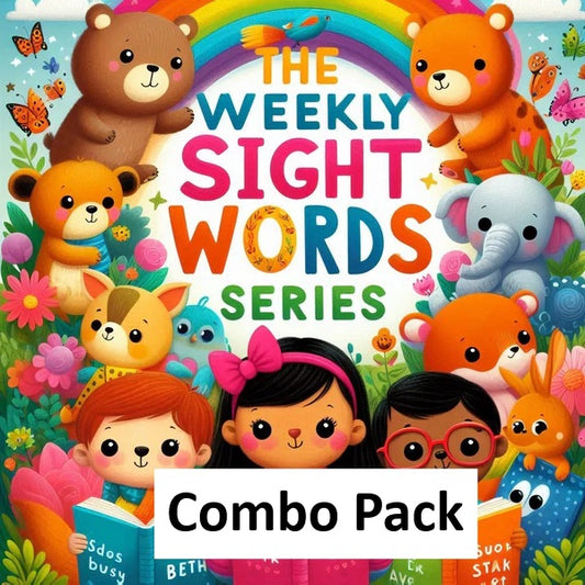Digital Weekly  Sight Words Series Week 1 - 8 Combo Pack 31 pages