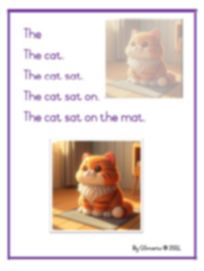 Digital Weekly Decodable Reader Series Week 1
