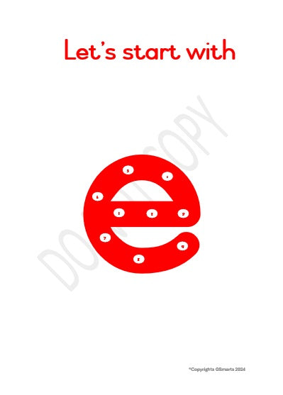 Digital Word Wall: Let's Start with "e"